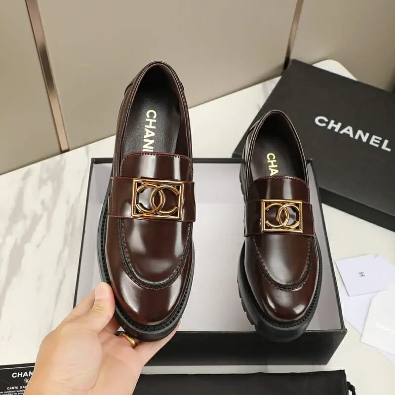 chanel cuir chaussures pour femme s_1266ab41